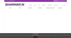 Desktop Screenshot of cantbasket.com